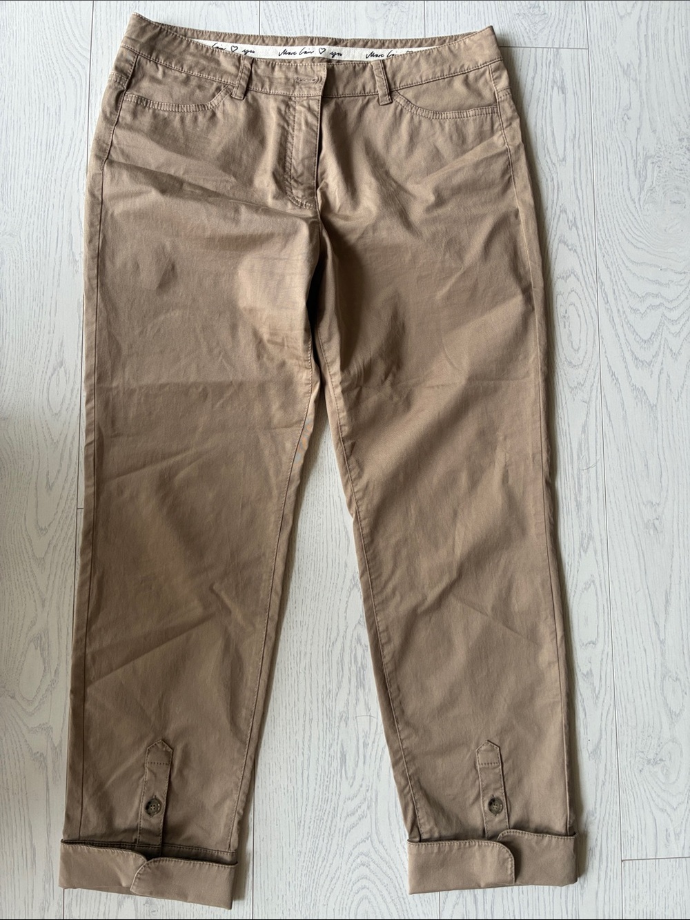 Marc Cain Women's Tan Chino Pants